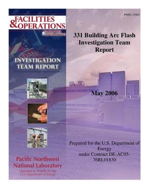 PNNL 331 Building Arc Flash Team Investigation Report