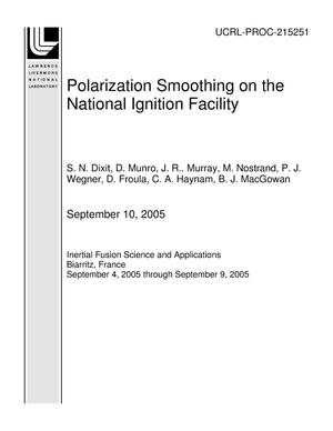 Polarization Smoothing on the National Ignition Facility
