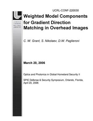 Weighted Model Components for Gradient Direction Matching in Overhead Images