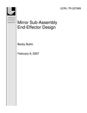 Mirror Sub-Assembly End-Effector Design