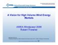 Presentation: Vision for High Volume Wind Energy Markets