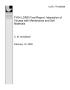 Primary view of FY04 LDRD Final Report: Interaction of Viruses with Membranes and Soil Materials