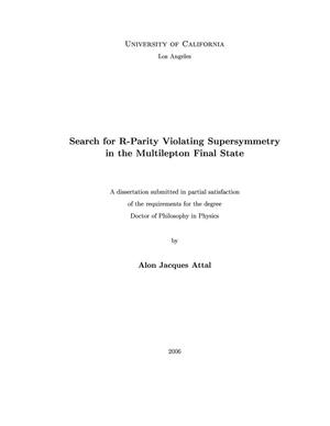 Search for r-parity violating supersymmetry in the multilepton final state