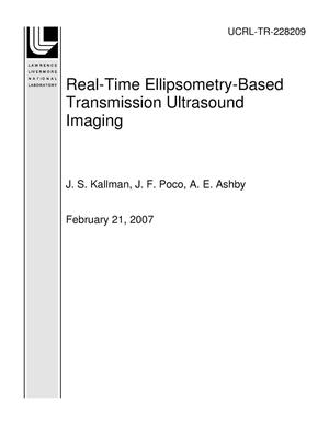 Real-Time Ellipsometry-Based Transmission Ultrasound Imaging