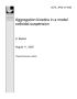 Article: Aggregation kinetics in a model colloidal suspension