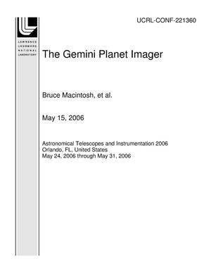 The Gemini Planet Imager