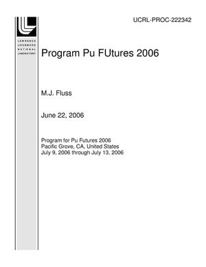 Program Pu Futures 2006