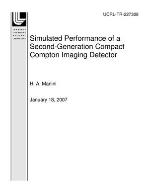 Simulated Performance of a Second-Generation Compact Compton Imaging Detector