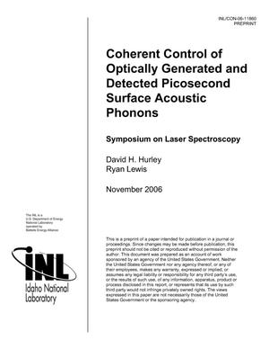 Coherent Control of Optically Generated and Detected Picosecond Surface Acoustic Phonons