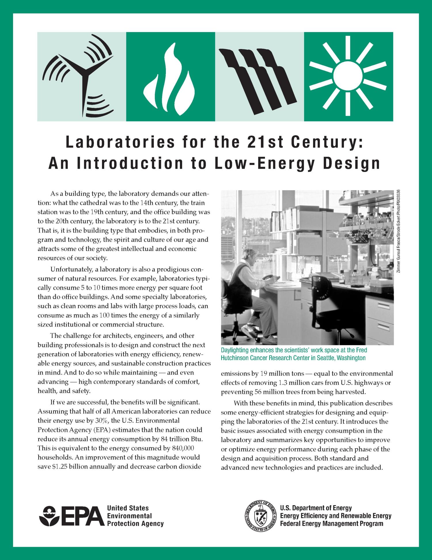 Laboratories for the 21st Century: An Introduction to Low-Energy Design  (Revised) - UNT Digital Library