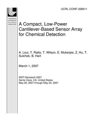 A Compact, Low-Power Cantilever-Based Sensor Array for Chemical Detection