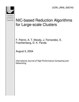 Primary view of object titled 'NIC-based Reduction Algorithms for Large-scale Clusters'.