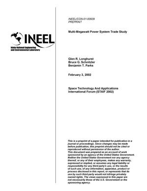 Multi-Megawatt Power System Trade Study
