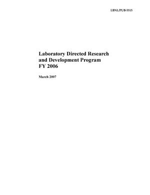 Laboratory Directed Research and Development Program FY 2006