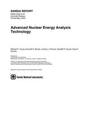 Advanced nuclear energy analysis technology.