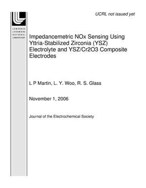 Impedancemetric NOx Sensing Using Yttria-Stabilized Zirconia (YSZ) Electrolyte and YSZ/Cr2O3 Composite Electrodes