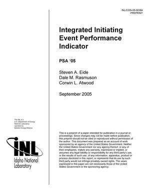 Integrated Initiating Event Performance Indicators