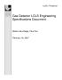 Report: Gas Detector LCLS Engineering Specifications Document