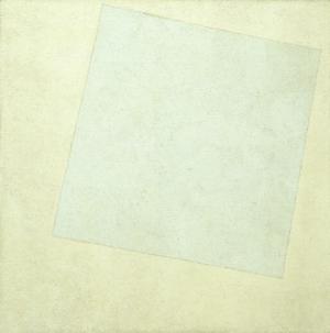 Primary view of object titled 'Suprematist Composition: White on White'.