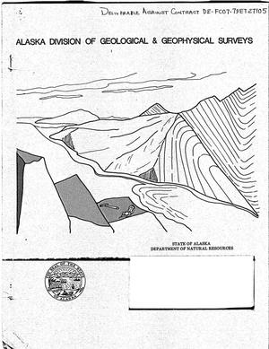Alaska Open-File Report 127 Assessment of Thermal Springs Sites in Southern Southeastern Alaska - Preliminary Results and Evaluation