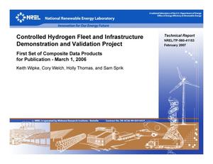 Controlled Hydrogen Fleet and Infrastructure Demonstration and Validation Project: First Set of Composite Data Products for Publication - March 1, 2006