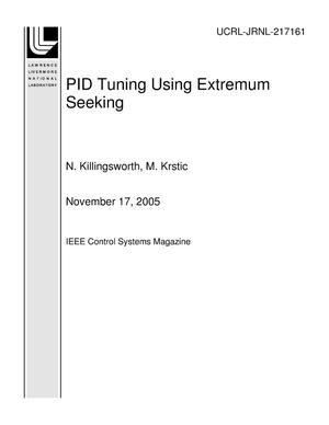 PID Tuning Using Extremum Seeking