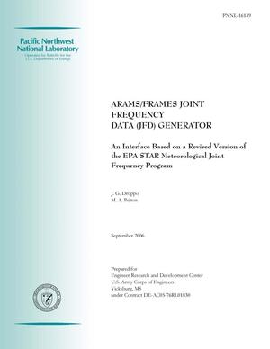 ARAMS/FRAMES JOINT FREQUENCY DATA (JFD) GENERATOR