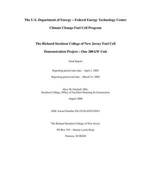 Climate Change Fuel Cell Program