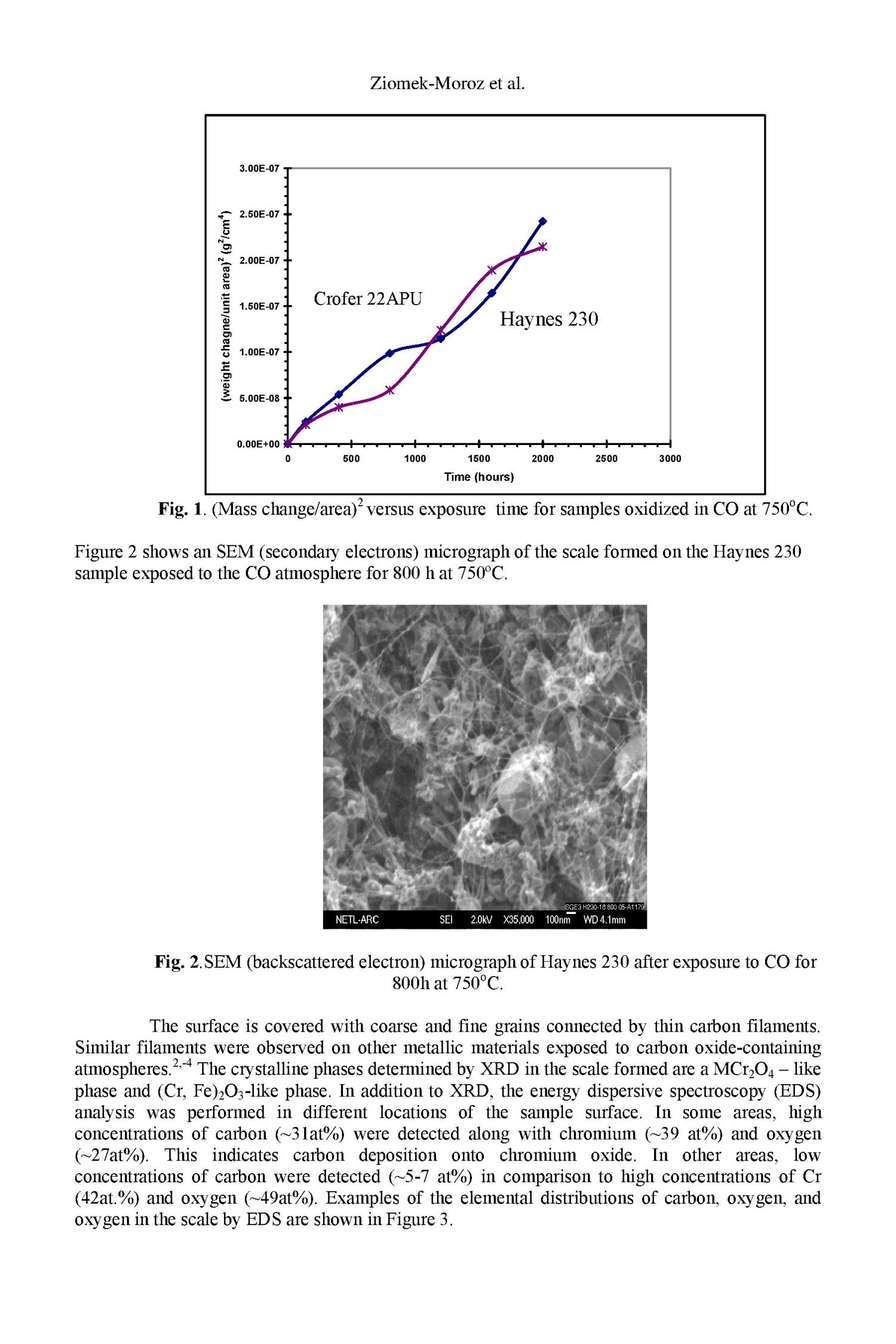 Studies of Scale Formation and Kinetics of Crofer 22 APU and Haynes 230 in Carbon Oxide-Containing Environment for SOFC Applications
                                                
                                                    [Sequence #]: 2 of 4
                                                