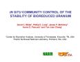 Presentation: In Situ Community Control of the Stability of Bioreduced Uranium