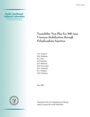 Treatability Test Plan for 300 Area Uranium Stabilization through Polyphosphate Injection
