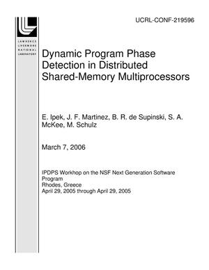 Dynamic Program Phase Detection in Distributed Shared-Memory Multiprocessors