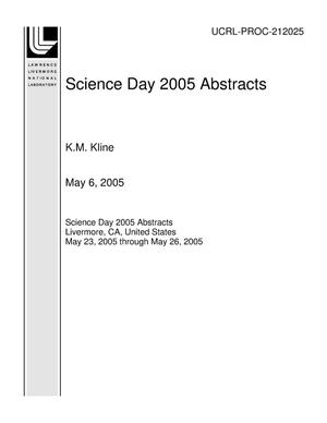 Science Day 2005 Abstracts