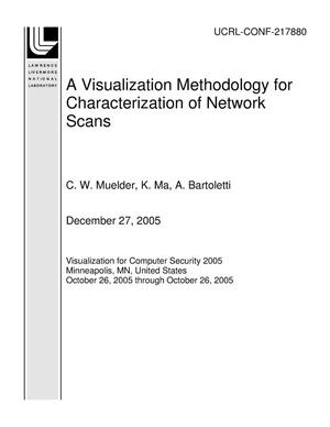 A Visualization Methodology for Characterization of Network Scans