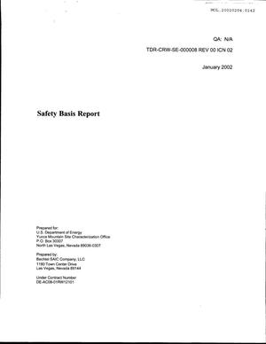 Safety Basis Report