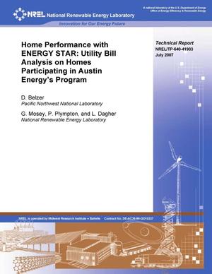 Home Performance with ENERGY STAR: Utility Bill Analysis on Homes Participating in Austin Energy's Program