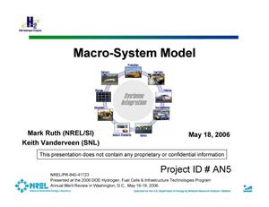 Macro-System Model