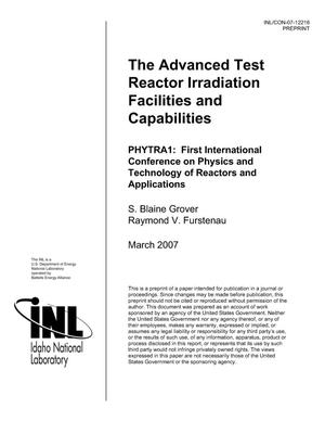 The Advanced Test Reactor Irradiation Facilities and Capabilities