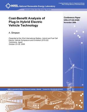 Cost-Benefit Analysis of Plug-in Hybrid Electric Vehicle Technology