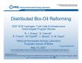 Presentation: Distributed Bio-Oil Reforming