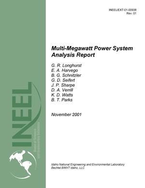 Multi Megawatt Power System Analysis Report