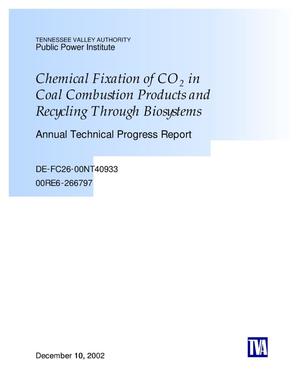 Chemical Fixation of CO2 in Coal Combustion Products and Recycling through Biosystems