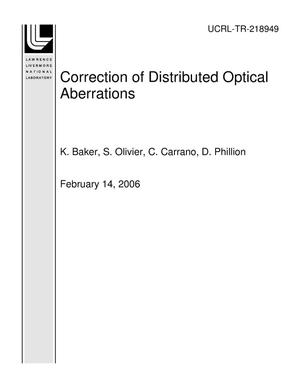 Correction of Distributed Optical Aberrations