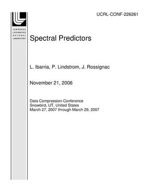 Spectral Predictors