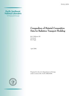 Compendium of Material Composition Data for Radiation Transport Modeling
