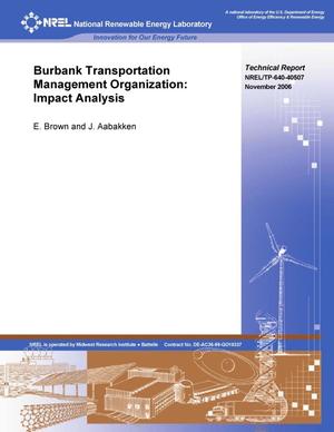 Burbank Transportation Management Organization: Impact Analysis