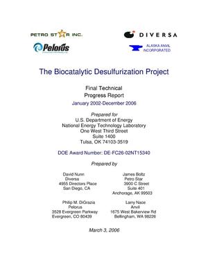 The Biocatalytic Desulfurization Project