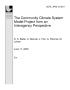Article: The Community Climate System Model Project from an Interagency Perspe…