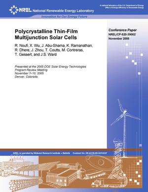 Polycrystalline Thin-Film Multijunction Solar Cells