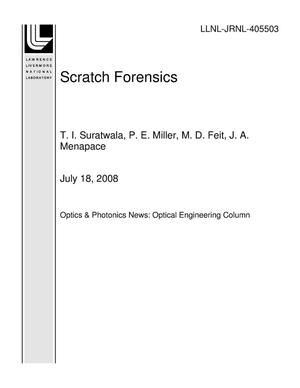 Scratch Forensics